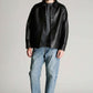 LAMB LEATHER COVERALL JACKET