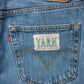 3D cross knit Denim