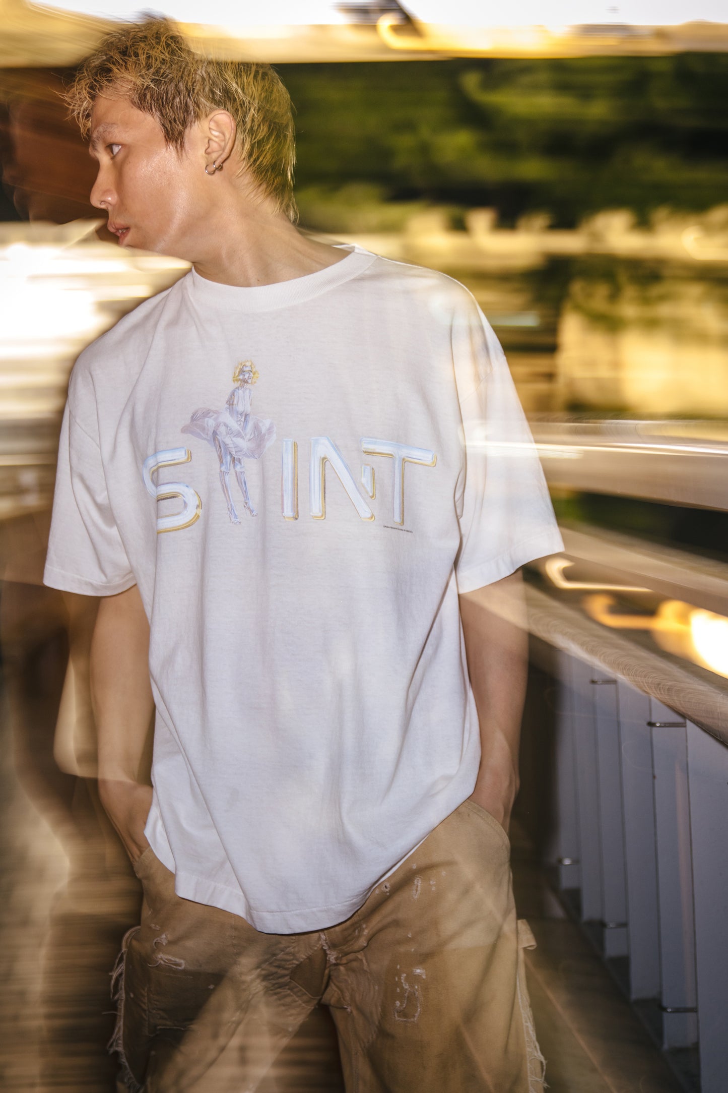 SRYM_SS TEE/ LOVERS/WHITE