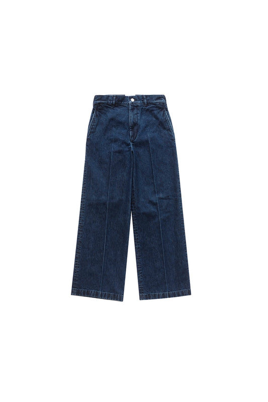 DENIM WIDE TROUSERS