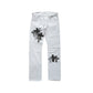 3D cross knit Denim