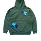 3D cross knit Hoodie