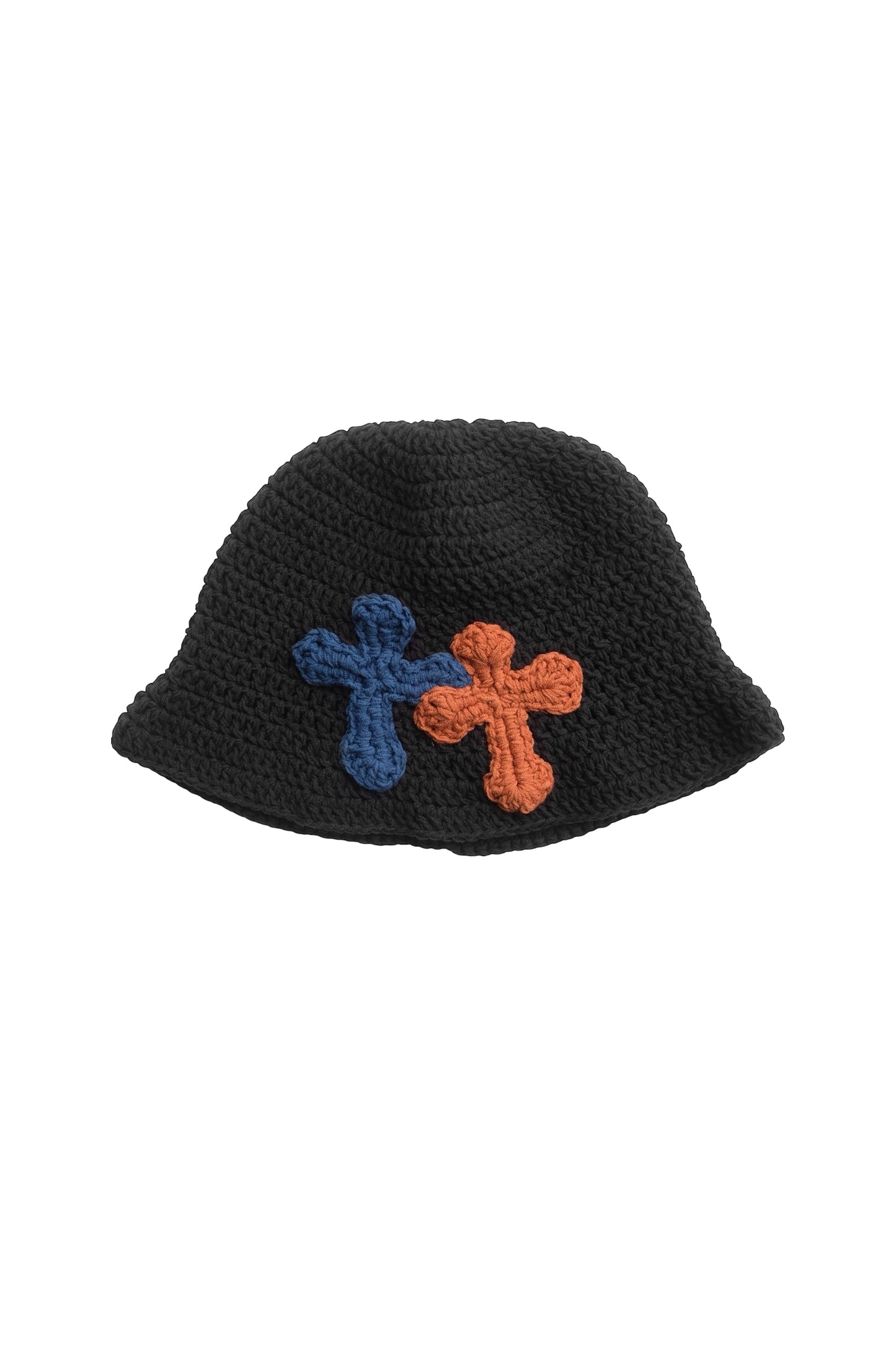 3D cross knit hat