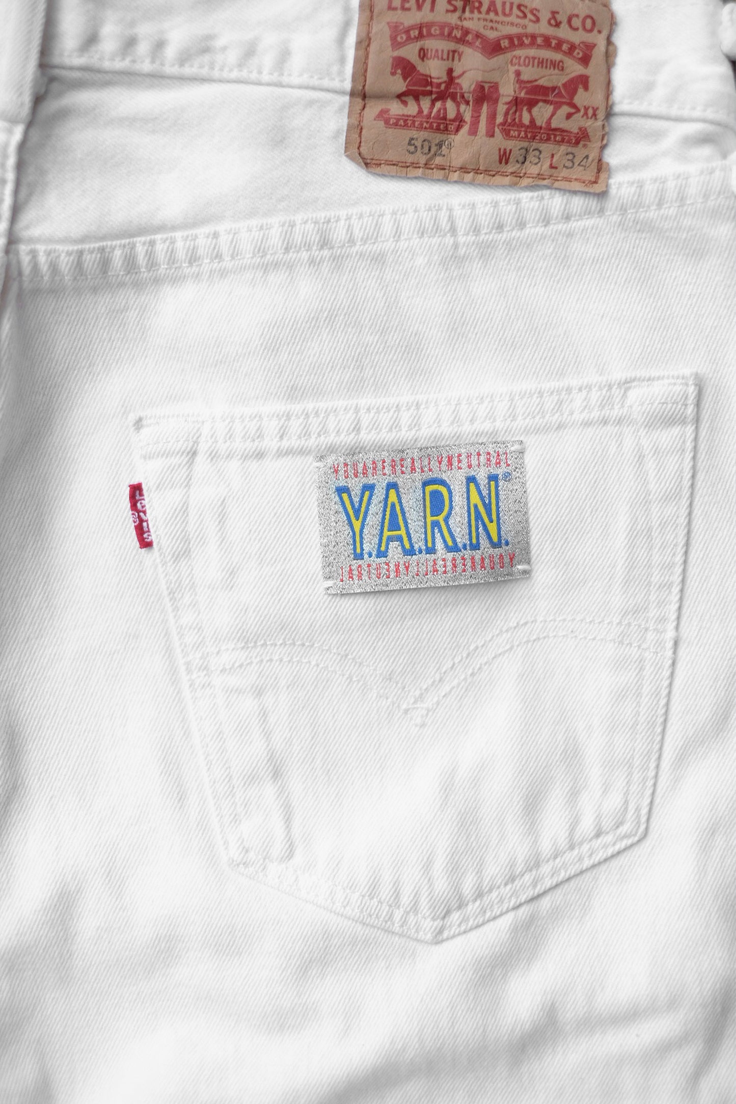 3D cross knit Denim