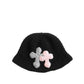 3D cross knit hat