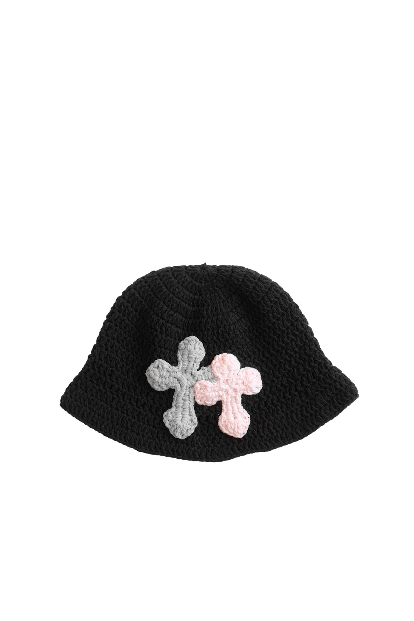3D cross knit hat