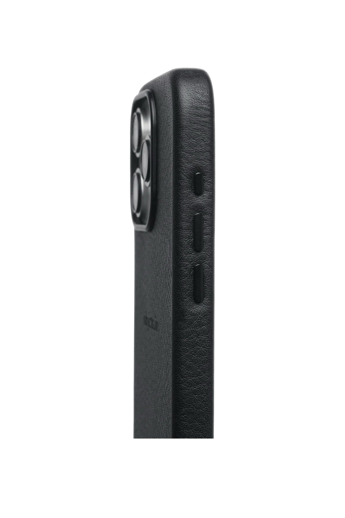 iPhone カラビナレザーケース【17. 16. 15】/ Black