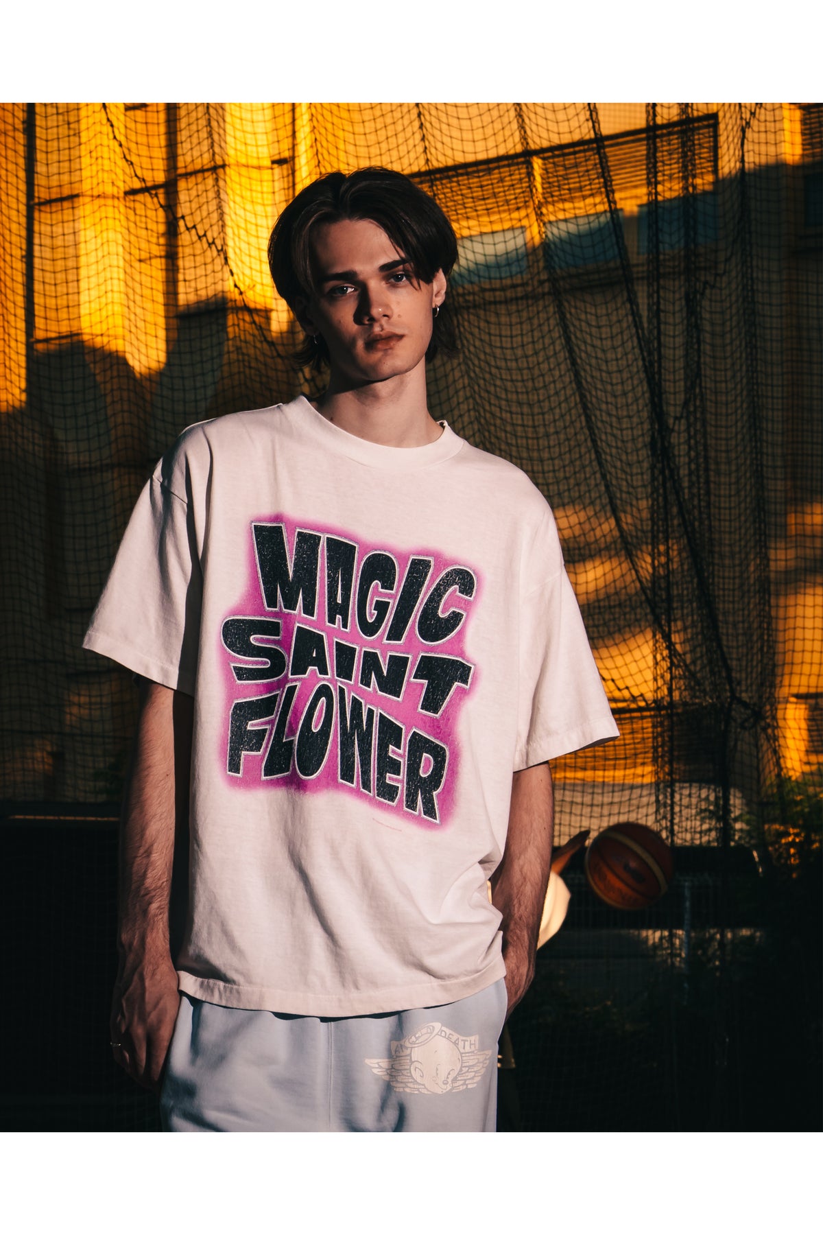 Saint Mxxxxxx (セントマイケル)/SS T-SHIRT/MAGICSAINT/WHITE│正規 