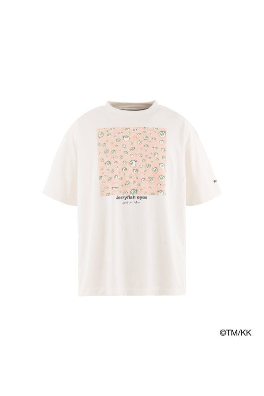 SS T-SHIRT/JERRY FISH EYES/WHT