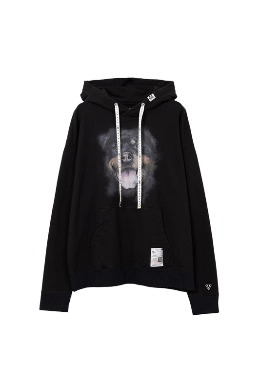 DOG PRINTED HOODIE
