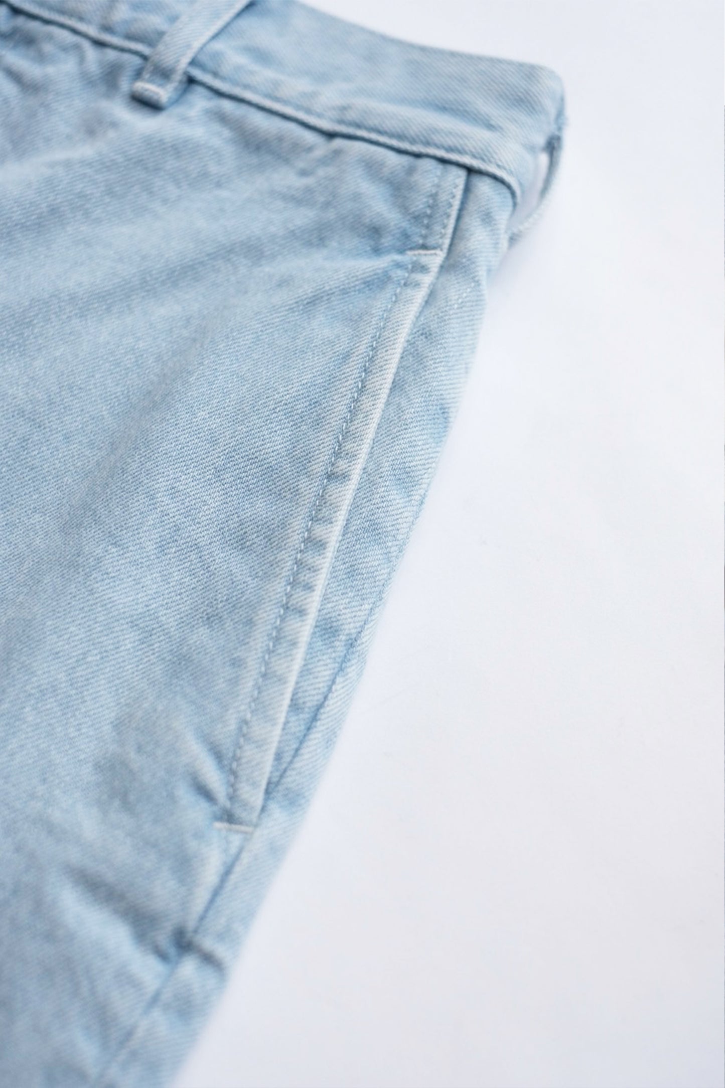 DENIM WIDE TROUSERS
