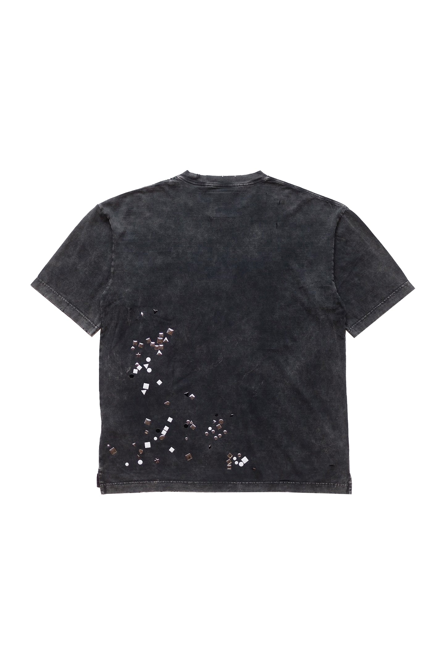EMBELLISHED BLEACHED TEE