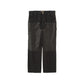 LEATHER COMB. DOUBLE KNEE PANTS