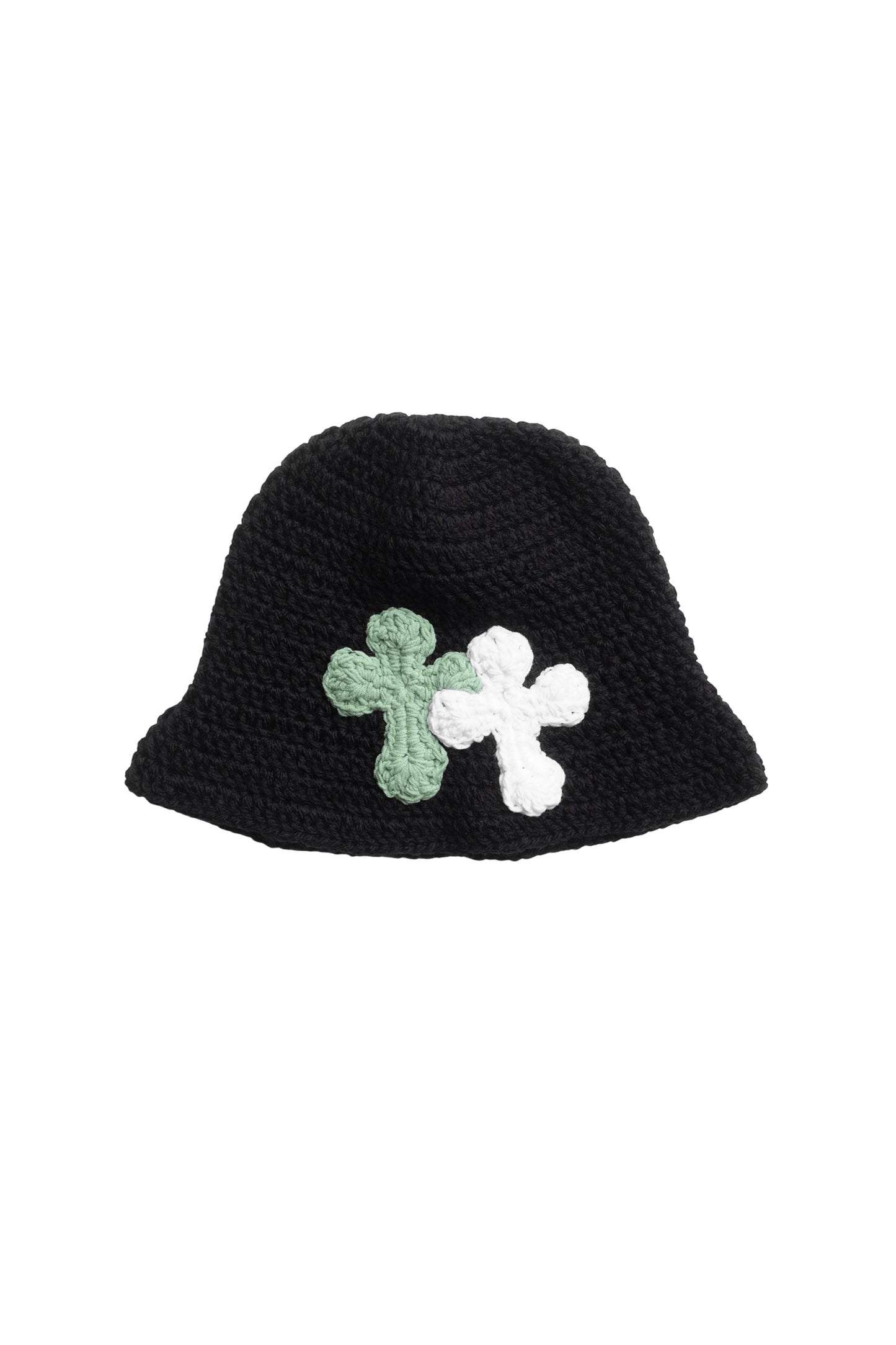 3D cross knit hat