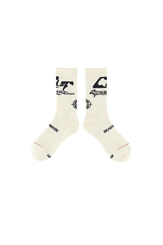CREWSOCKS CLF/ECRU