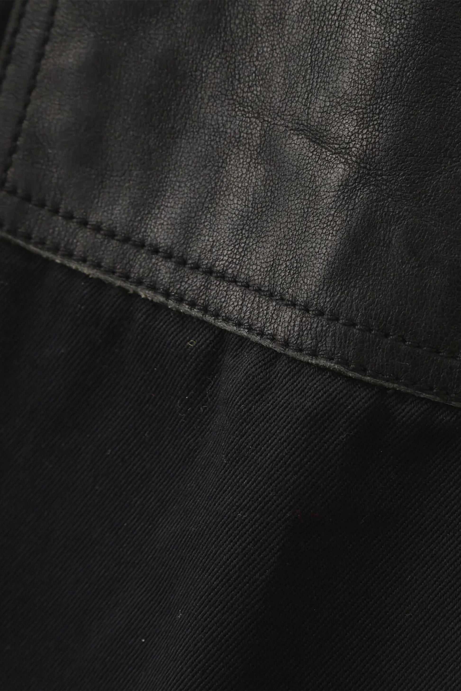LEATHER COMB. DOUBLE KNEE PANTS