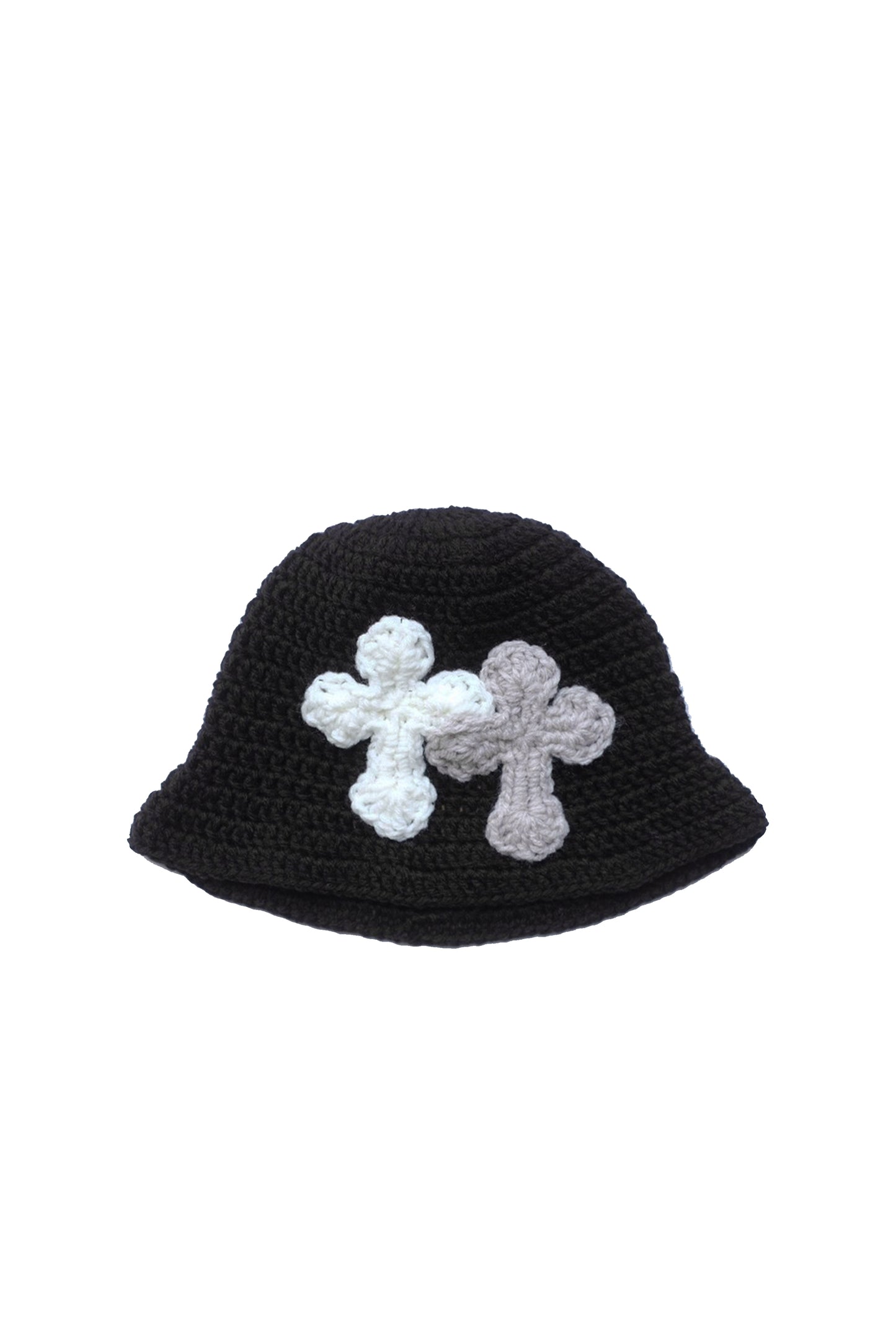 3D cross knit hat