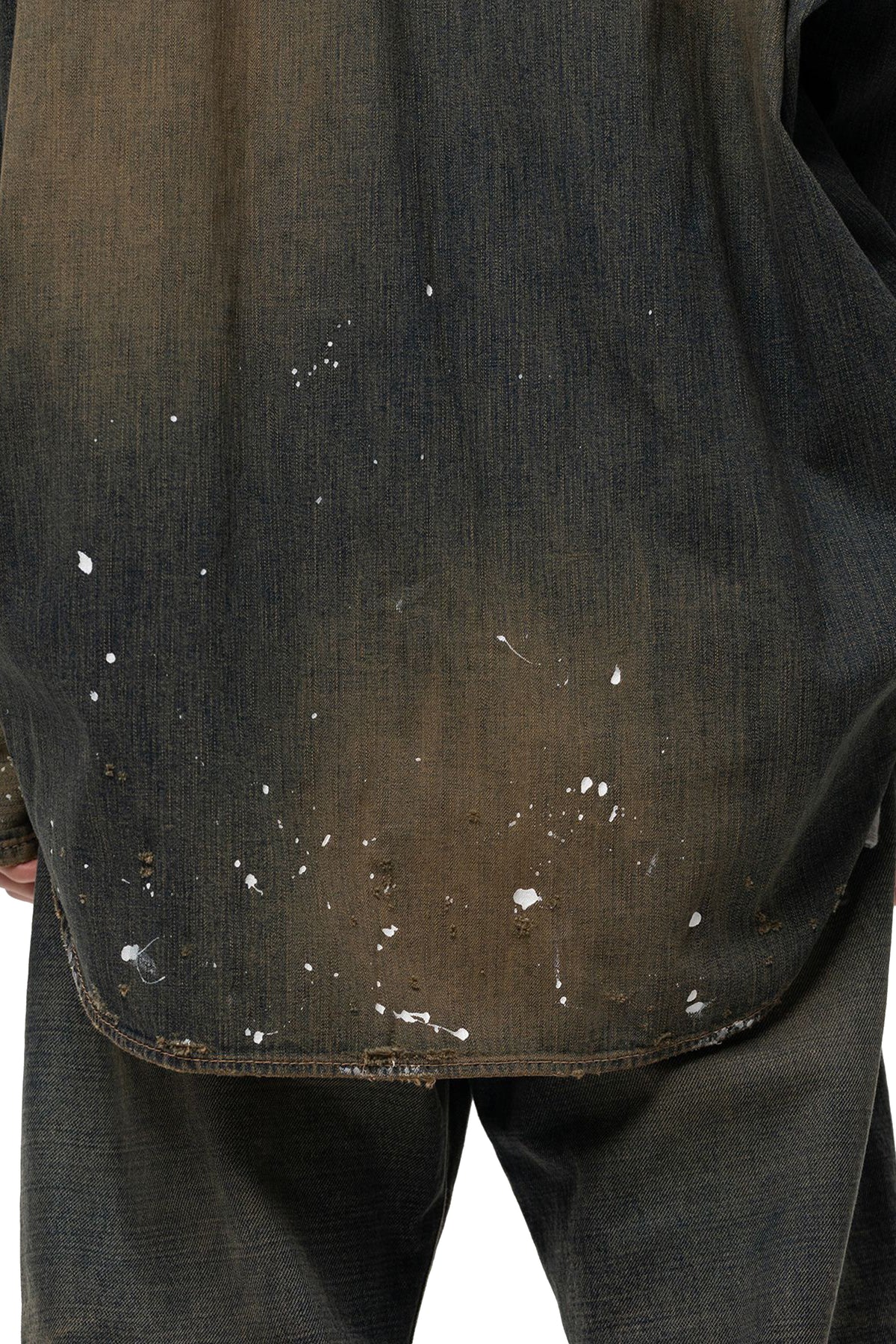 FLATTED COLLAR DENIM