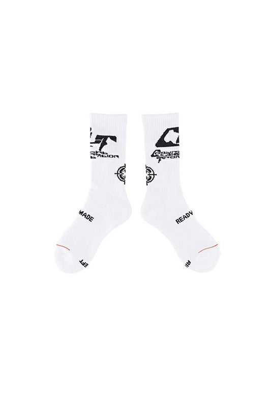 CREWSOCKS CLF/WHIT