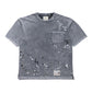 EMBELLISHED BLEACHED TEE