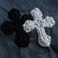 3D cross knit Denim