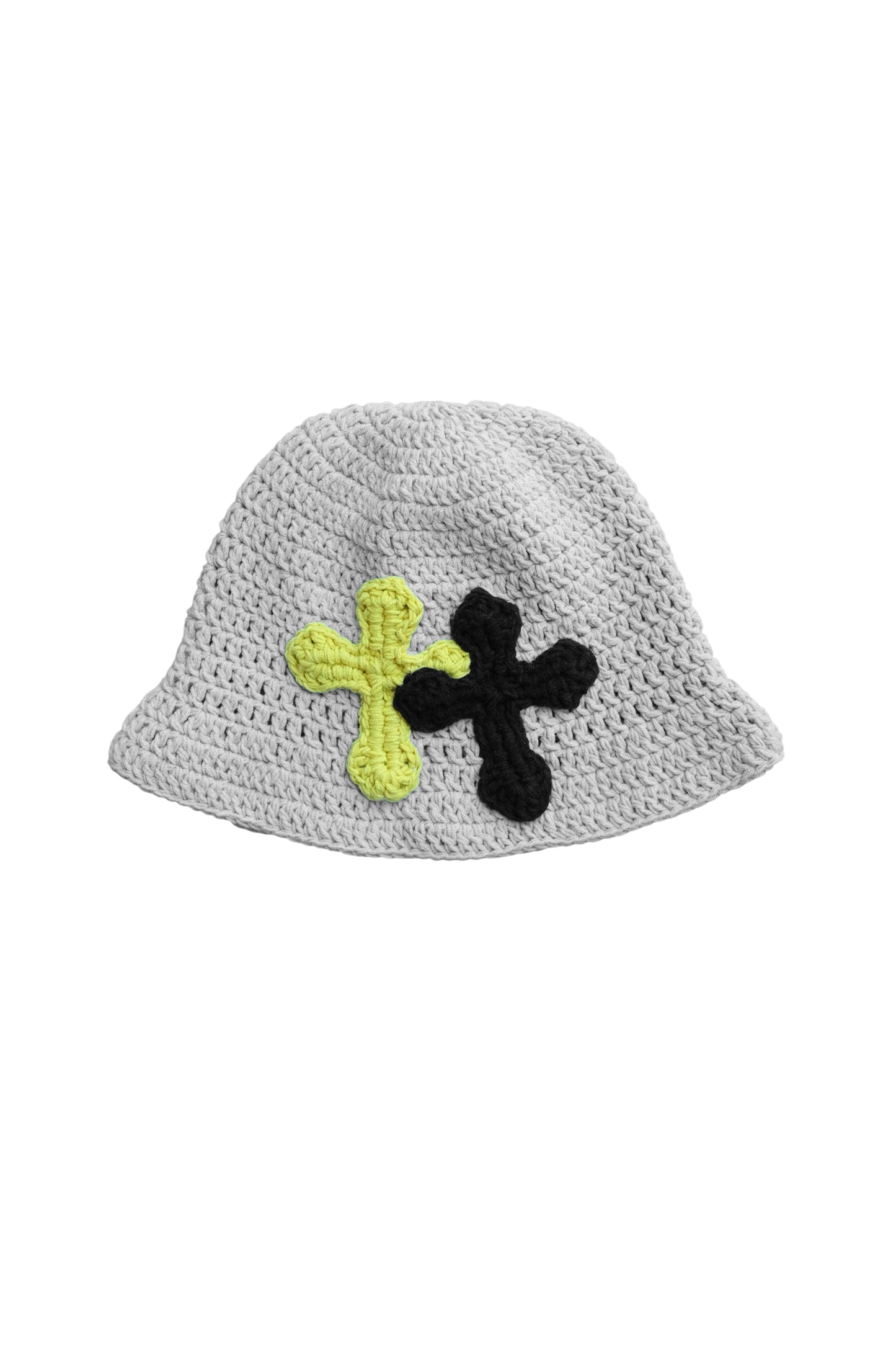 3D cross knit hat