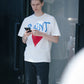 SS T-SHIRT/DEEP/WHITE