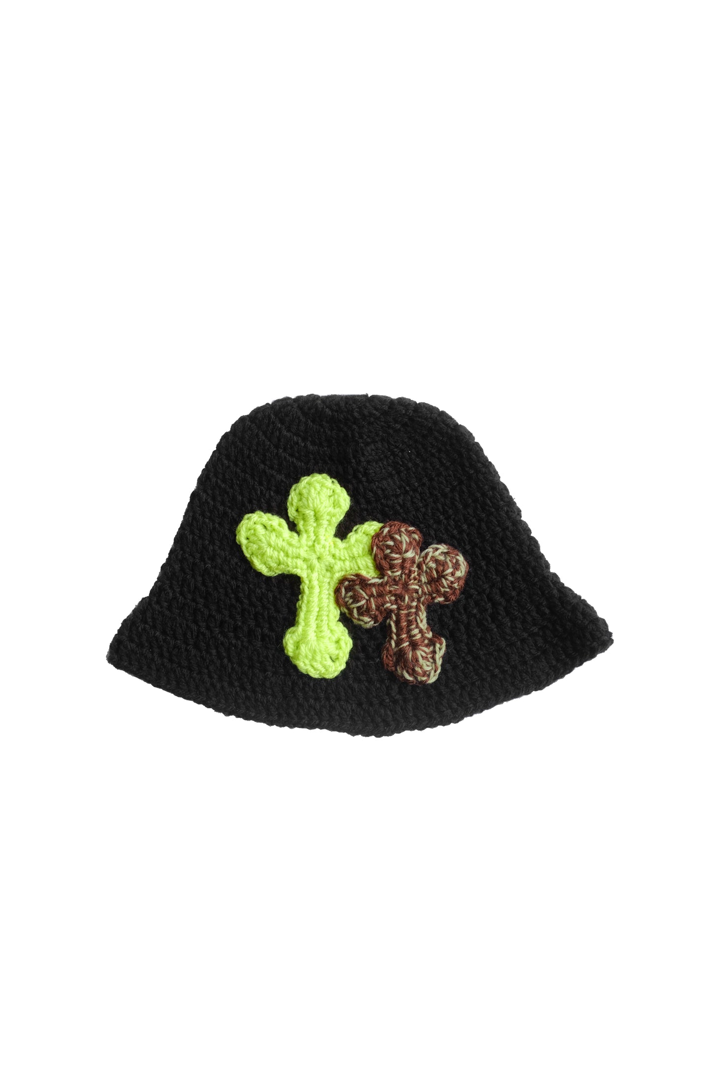 3D cross knit hat