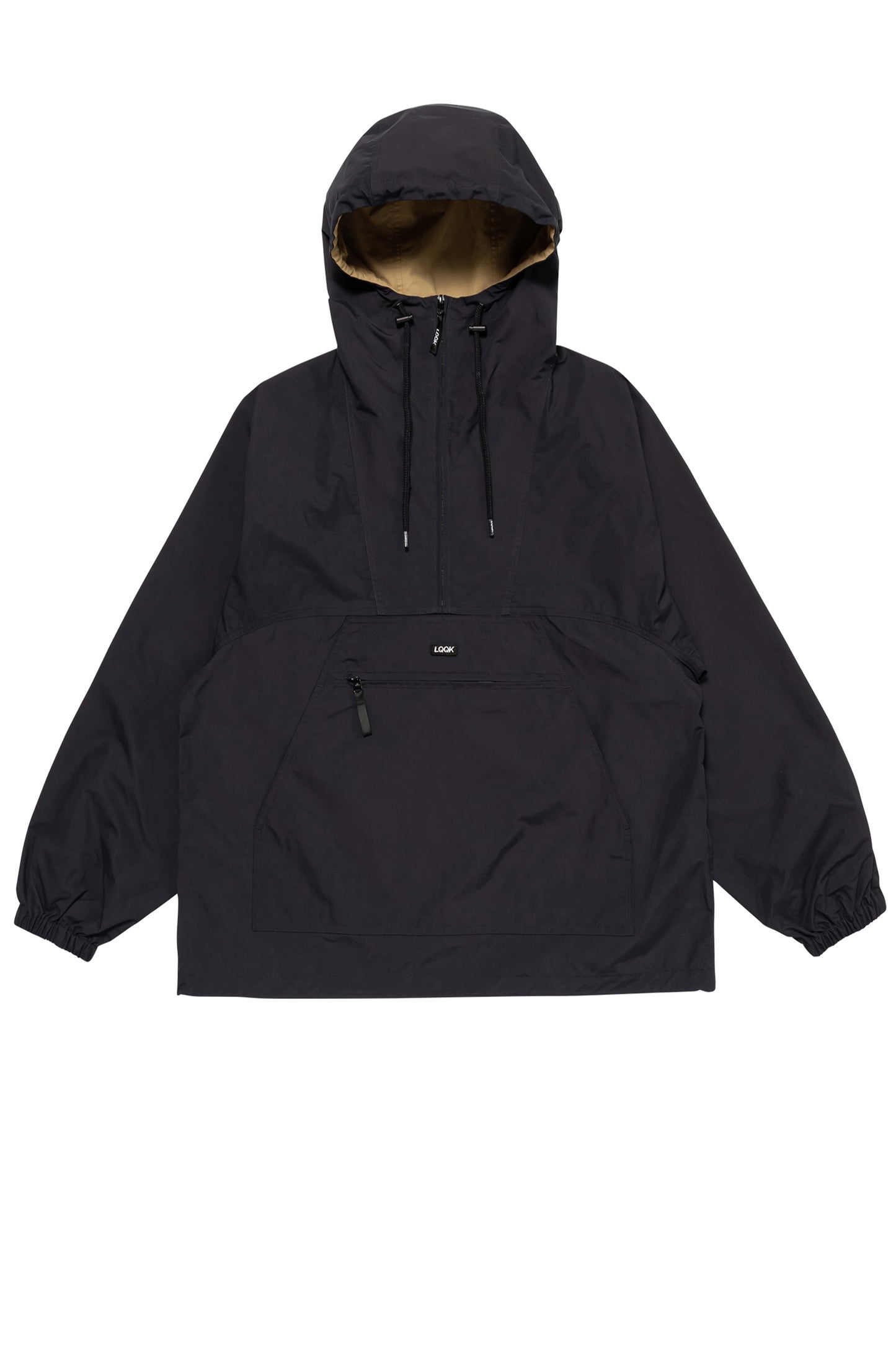 nylon anorak hoodie