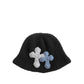 3D cross knit hat