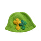 3D cross knit hat