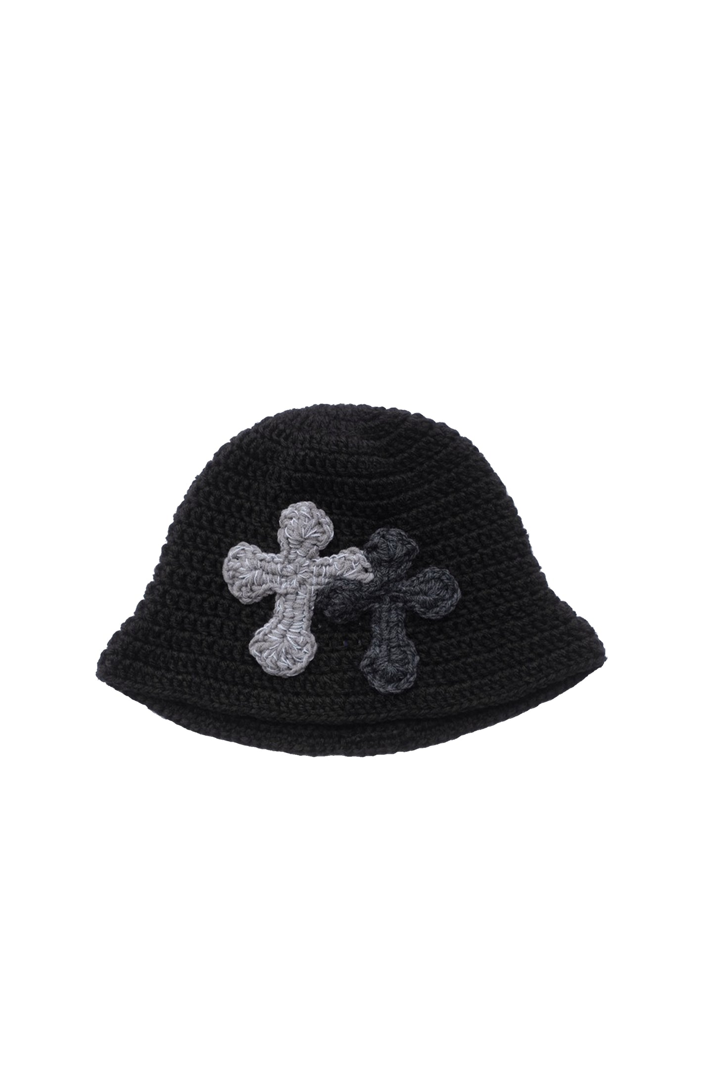 3D cross knit hat