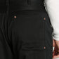LEATHER COMB. DOUBLE KNEE PANTS