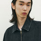 DENIM HARRINGTON JACKET
