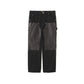 LEATHER COMB. DOUBLE KNEE PANTS