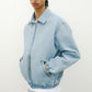 DENIM HARRINGTON JACKET