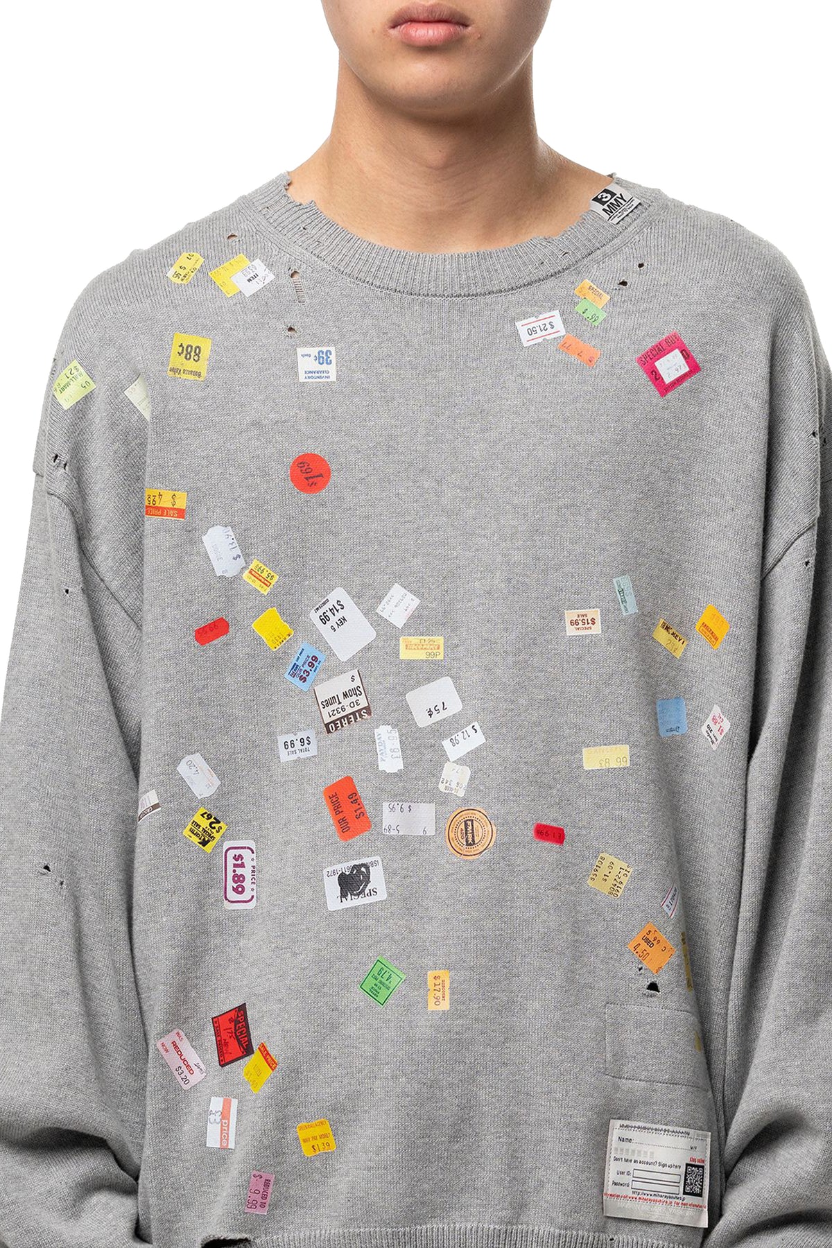 PRICE STICKER KNIT P