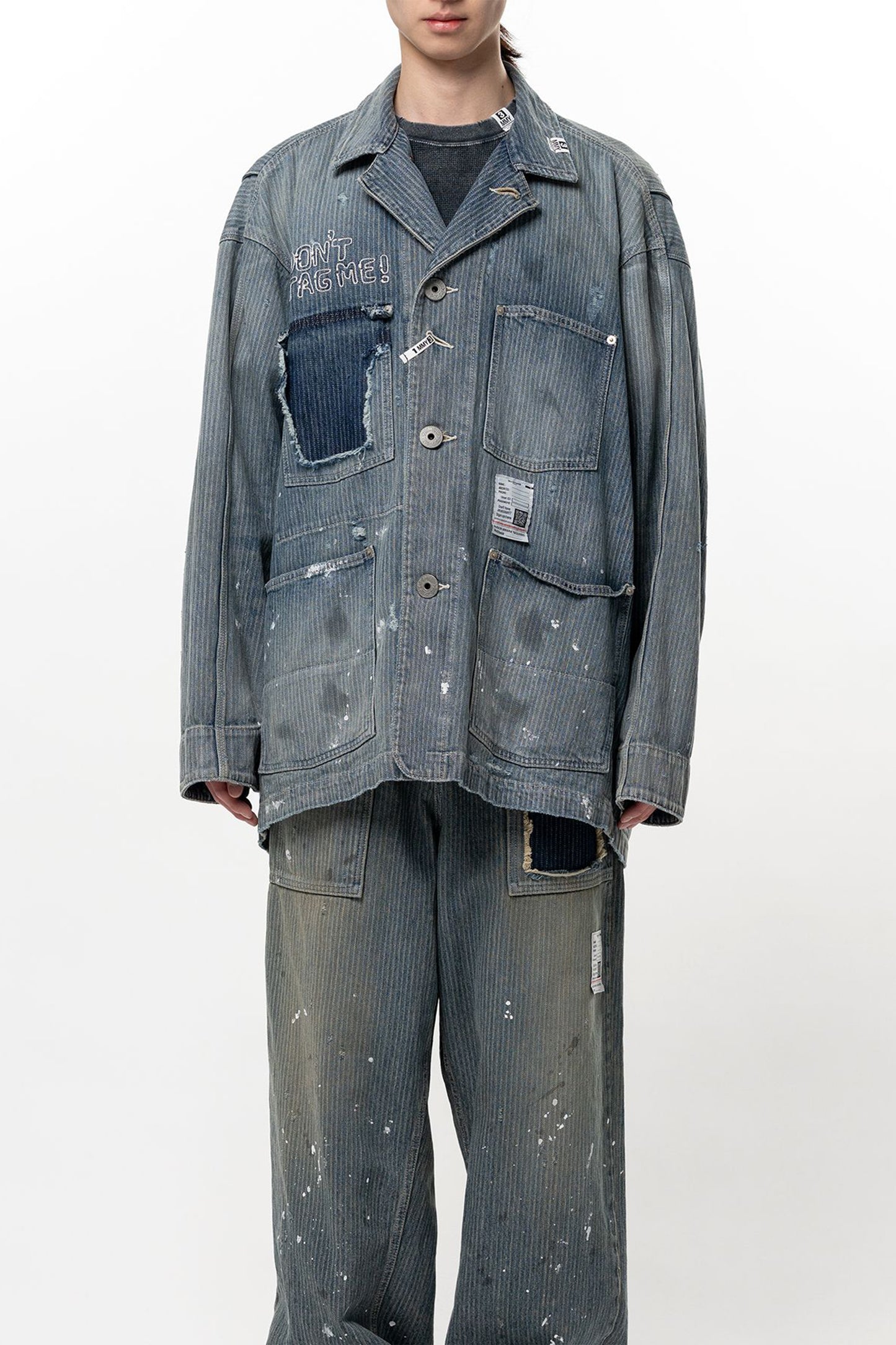 STRIPE DENIM JK
