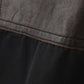 LEATHER COMB. DOUBLE KNEE PANTS
