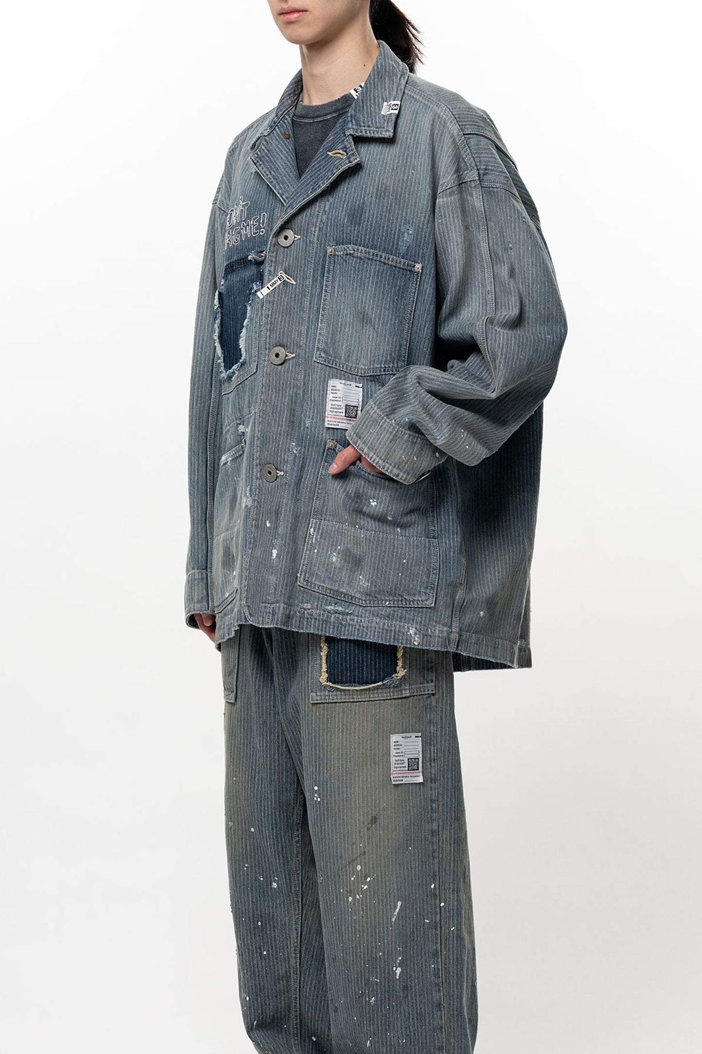 STRIPE DENIM JK
