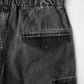 COTTON SATIN CARGO TROUSERS