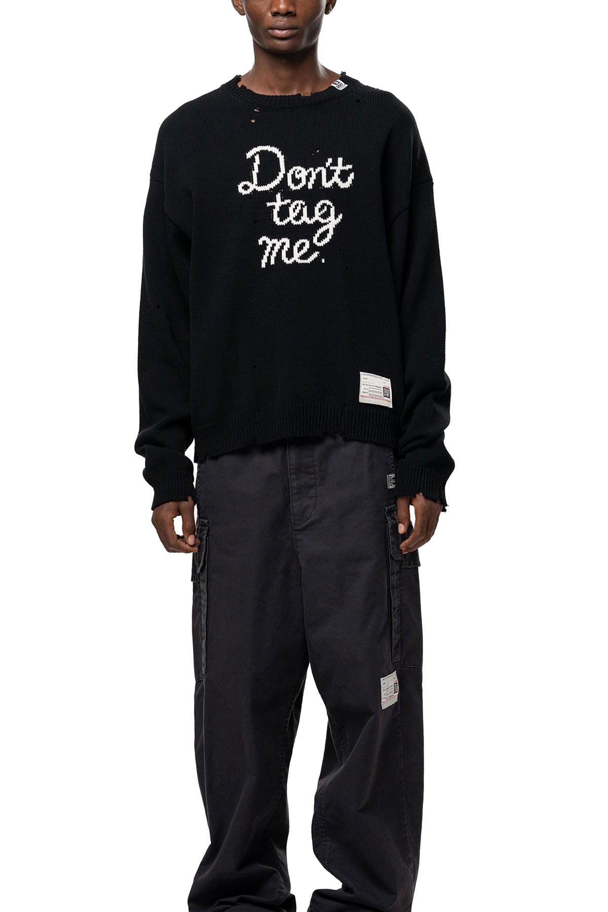 LETTERED KNIT PULLOV