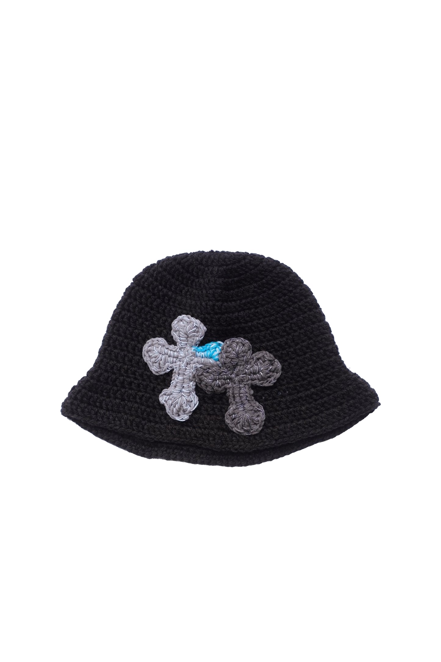 3D cross knit hat