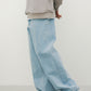 DENIM WIDE TROUSERS