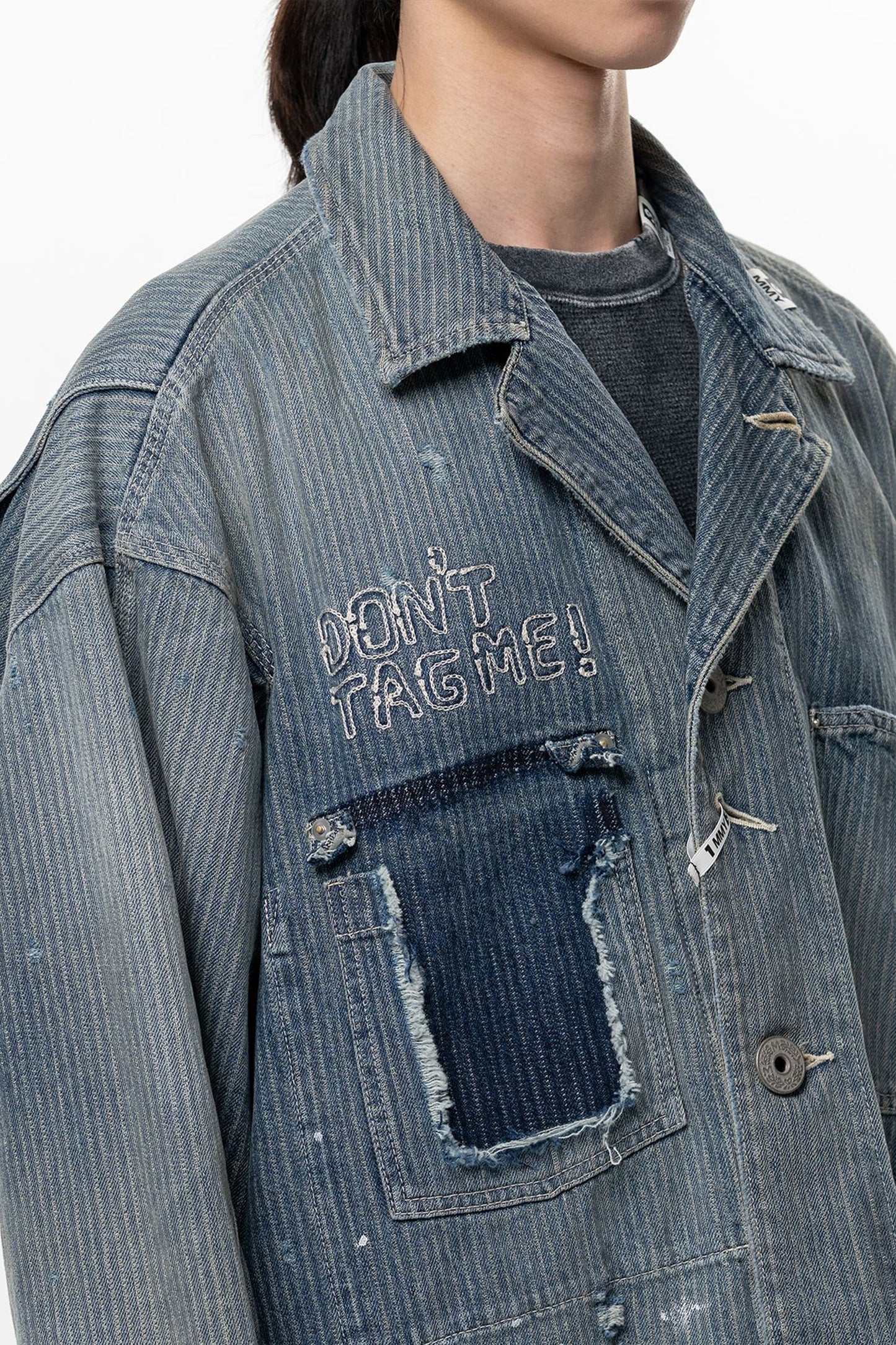 STRIPE DENIM JK