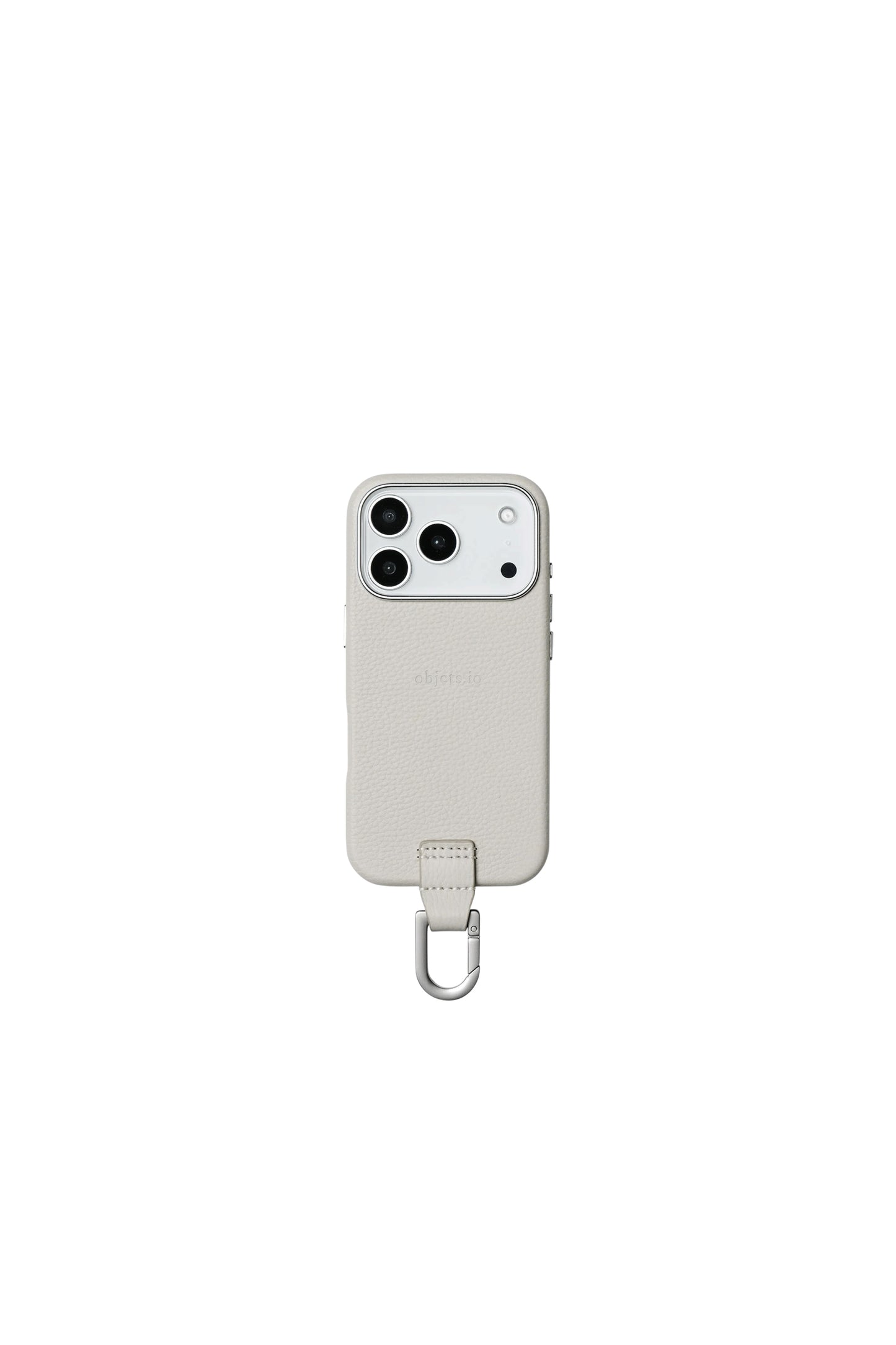 iPhone カラビナレザーケース【17. 16. 15】/ Marshmallow