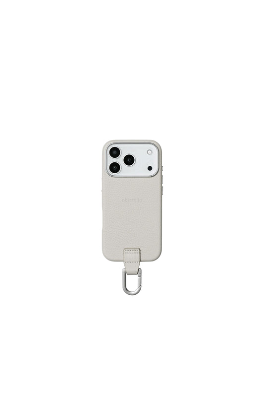 iPhone カラビナレザーケース【17. 16. 15】/ Marshmallow