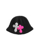 3D cross knit hat