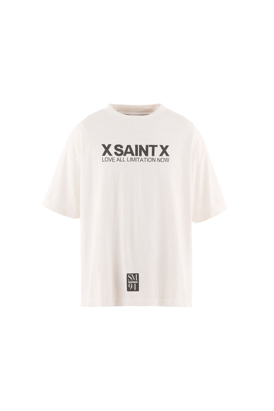 SS T-SHIRT/X SAINT X/WHITE