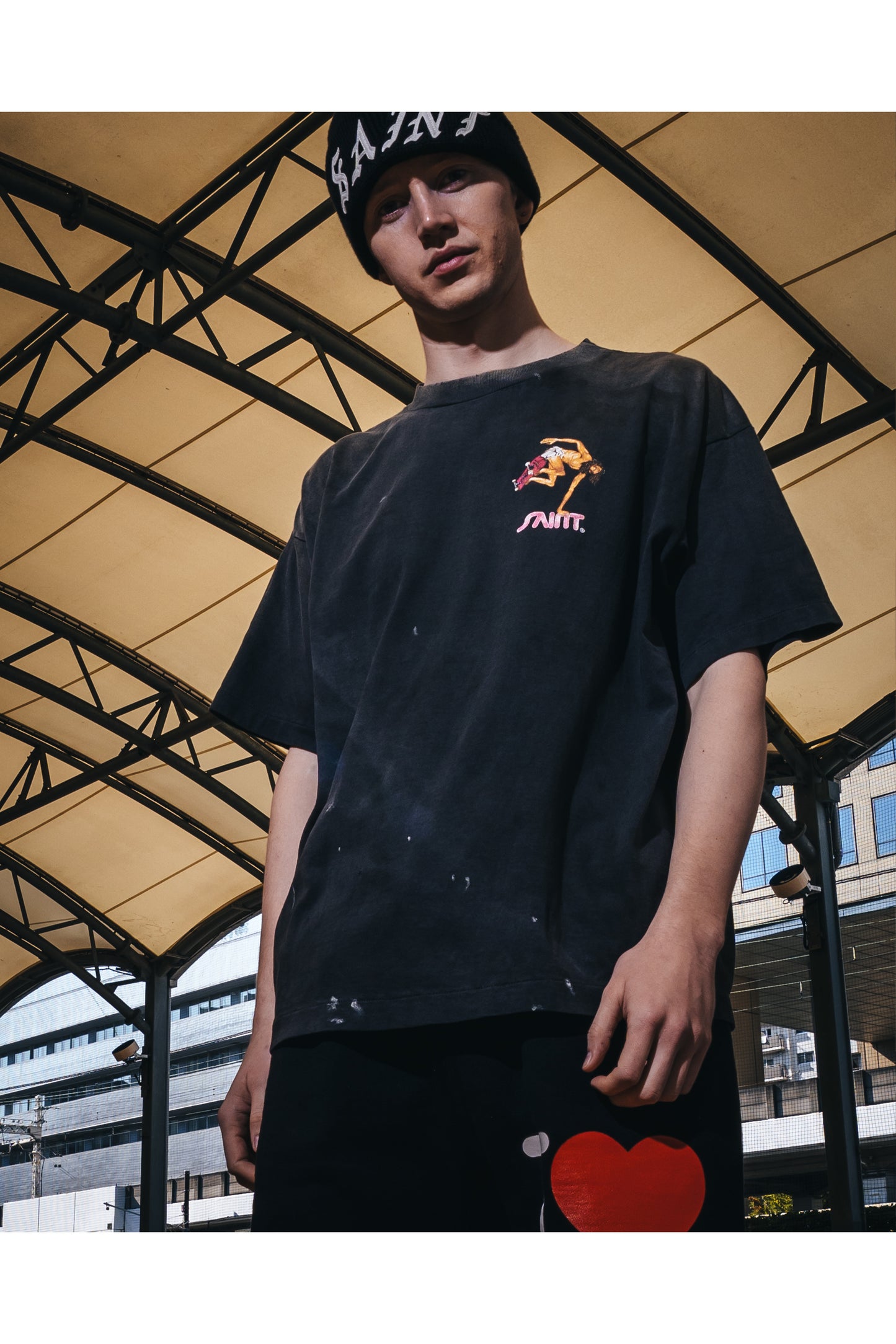 SS T-SHIRT/SKATE/BLACK